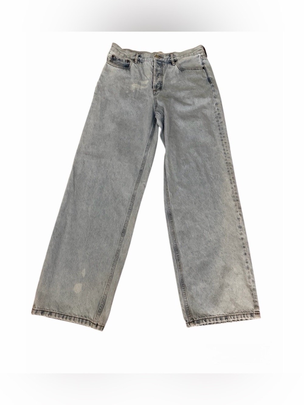 Still Here Everyday Light Wash Mid Rise Straight Leg Jeans Size 29